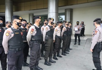 206 Personel Gabungan Amankan Rapat Pleno Terbuka Penetapan Gubernur dan Wagub Bengkulu