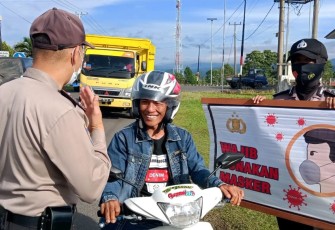 Polres Rejang Lebong Konsisten Beri Imbau Prokes Kepada Masyarakat