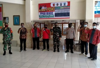 Forkopimcam Pucanglaban Lakukan Pengecekan Posko PPKM Mikro dan Kampung Tangguh Covid-19