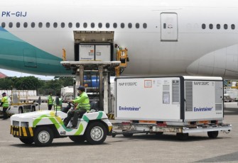 Kedatangan Vaksin Tahap Tujuh Indonesia Amankan Ketersediaan Stok