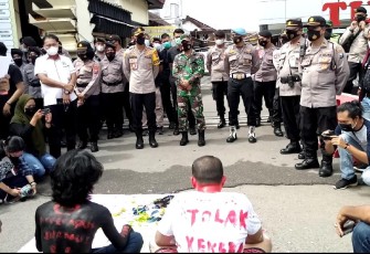 Wartawan Tulungagung Lakukan Aksi Demo