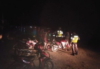 Terduda Pelaku Balap Liar Diamankan Polisi 