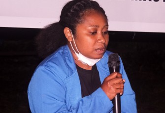Karolin Busyara, Ketua Mahasiswi Asrama Kabupaten Kepulauan Yapen, kota Jayapura