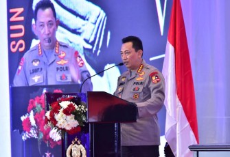Kapolri Jenderal Polisi Listyo Sigit Prabowo membuka Rapat Kerja Teknis (Rakernis) Badan Intelijen Keamanan (Baintelkam) Polri, Rabu (17/3/2021).