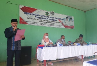 Kasat Binmas Polres Rejang Lebong  AKP Suandi Sampaikan Materi Harkamtibmas
