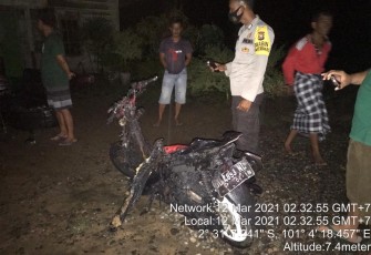 Kondisi Motor Usai Terbakar 