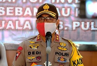 Kapolda Kalteng Irjen Pol Dr Dedi Prasetyo MHum MSi MM