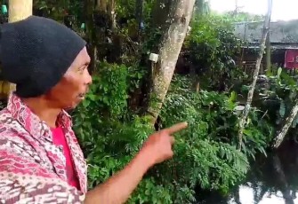 Kang Juari sesepuh desa warga RT 29 RW 09 Dusun Meduran