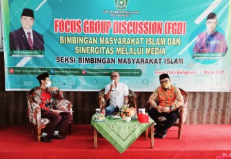 Ketua SMSI Jadi Narasumber FGD Kemenag Kota Bengkulu