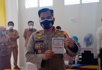 Polres Kaur Mulai Vaksinasi Tahap ke II 