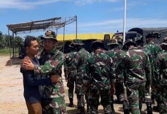 Banjir Airmata Lepas Kepergian Satgas TMMD ke 110, Ini Kata Kadus Pematang Baru