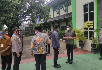 Forkompimda Kendal Pelaksanaan Pembelajaran Tatap Muka Jenjang SMP