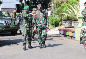 Kunjungan Mayjen Rudianto disambut Dandim Pati