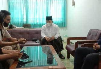 Wakil ketua MUI Jawa Tengah sekaligus guru besar UIN Walisongo Semarang Prof. Dr. H. Ahmad Rofiq, MA., saat ditemui dikantor MUI Jateng pada Senin (26/04/2021)
