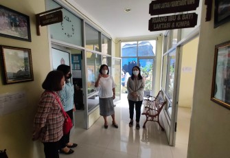 Ketua dan Wakil Ketua TP-PKK Kota Bitung Lakukan Kunjungan Monitoring ke Sekretariat PKK Kota Bitung