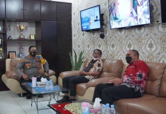Bupati Sergai Lakukan Kunjungan Silaturahmi Dengan Kapolres Tebing Tinggi
