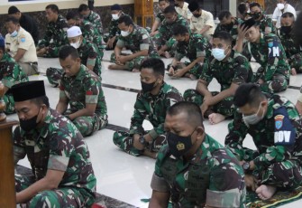 Dandim Hadiri Doa Bersama Dalam Rangka Menyambut Tahun Baru 2022