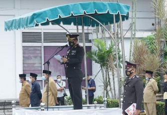 Kapolres Tebing Tinggi AKBP Agus Sugiyarso SIK Pimpin Upacara Hari Kebangkitan Nasional ke-113