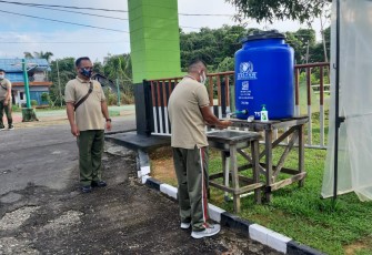 Kodim 1206/Psb Laksanakan Cek Kesehatan Bagi Personil Yang Akan Masuk Makodim