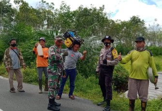 Babinsa dan Tim Gabungan Cek Kondisi Sumur Bor di Katimpun