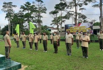 Dengan Olahraga Rutin Anggota Kodim 1206/Psb Jaga Kebugaran
