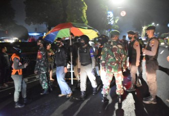 Operasi bersama satgas covid Wonosobo