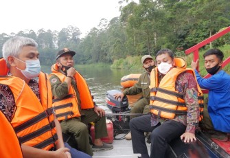 Sektor 1 Satgas Citarum Harum menerima kunjungan dari Tim Bappenas Pusat Jakarta dan BBWS.