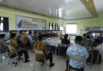 Rakor Lintas Sektoral Satgas Percepatan Penanganan Covid-19 di Asahan
