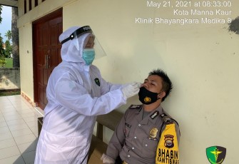 Urkes Polres Bengkulu Selatan Lakukan Rapid Tes Secara Berkala