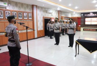 Kapolres Karimun Pimpin Serah Terima Jabatan Wakapolres Karimun
