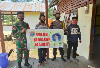 ngatkan Prokes Covid-19, Babinsa Patroli Ingatkan Warga Yang Tidak Memakai Masker