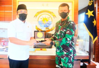 Sinergitas TNI-POLRI Sahat Simanjuntak Temui Pangkoarmada II