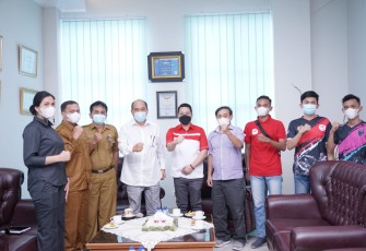 Walikota Tebing Tinggi Dukung Rencana Event PB ESI Dengan Menerapkan Prokes Covid-19
