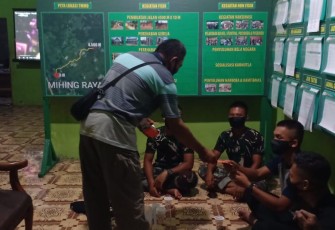 Satgas TMMD Terima Suplemen Vitamin Untuk Penunjang Aktivitas Kerja Dilapangan
