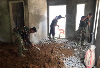 Timbunan Tanah Pondasi Lantai Rutilahu 