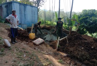 Satgas TMMD 112 Buat Tandon Air Kedua