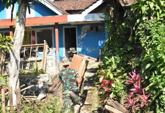 Semangat Satgas TMMD 112 Kodim 0818