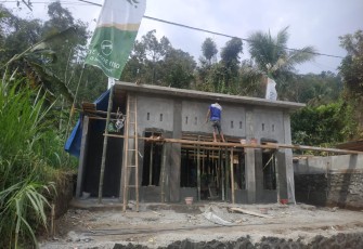 Pengerjaan Mushola di TMMD Sudah Mencapai 50 Persen 
