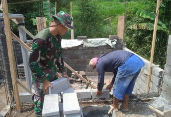 Kerjasama dan Gotong Royong di Tunjukkan Pada TMMD 112