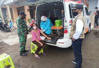 Pelayanan Mobil Vaksinasi di Sambut Warga 