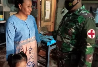 Tim Kesehatan TMMD Laksanakan Konseling Terhadap Psikopati
