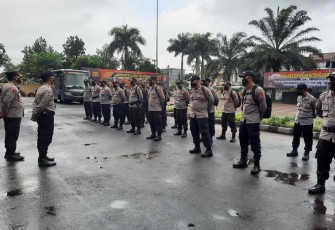 Sebanyak 54 Anggota Polres Tasikmalaya Kota Berangkat Untuk Pengamanan Kejurnas Balap Sepeda di Garut 