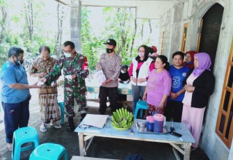 Vaksinasi Covid-19 Satgas TMMD 112 Kodim 0818/Malang 