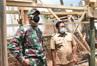 Dandim 0818 Cek Prosentase Sasaran TMMD 112