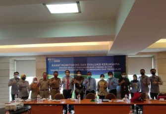 Peserta Rapat Monev Penegakan Kepatuhan Penyelenggaraan Jaminan Sosial Ketenagakerjaan BPJamsostek Blitar (foto : BPJamsostek Blitar untuk Klikwarta.com)