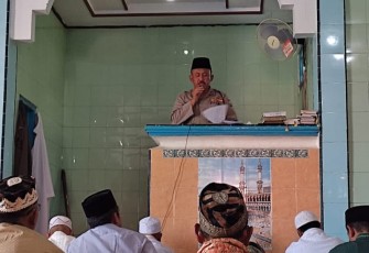 Shalat Jum’at Bareng Polri, Polres Kepahiang Himbau Harkamtibmas