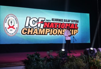 Kapolres Garut Hadiri Pembukaan Kejuaraan Balap Sepeda ICF National Championship 2021