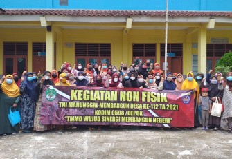 TMMD Bersama Vokasi UI Berikan Pelatihan Pengelolaan Keuangan Kepada Warga Pengasinan