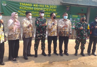TMMD Ke-112 Bantu Kurangi Rutilahu di Sawangan