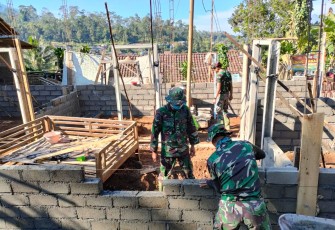 RTLH di TMMD 112 di Tulungrejo Ladang Pahala